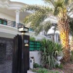 View of the right side of the main entrance at Sunrise Rest House, a clean and comfortable guest house in G10 Islamabad